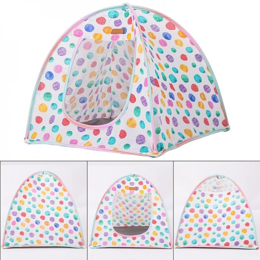 KOOYET Dog House Pet Tent Outdoor Portable Folding Dog and Cat Tent Cute Hut for Dog and Cat with Mattress
