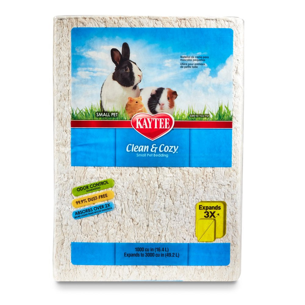 Kaytee Clean & Cozy White Small Animal Pet Bedding 49.2 Liters Animals & Pet Supplies > Pet Supplies > Small Animal Supplies > Small Animal Bedding Central Garden and Pet 49.2 L  