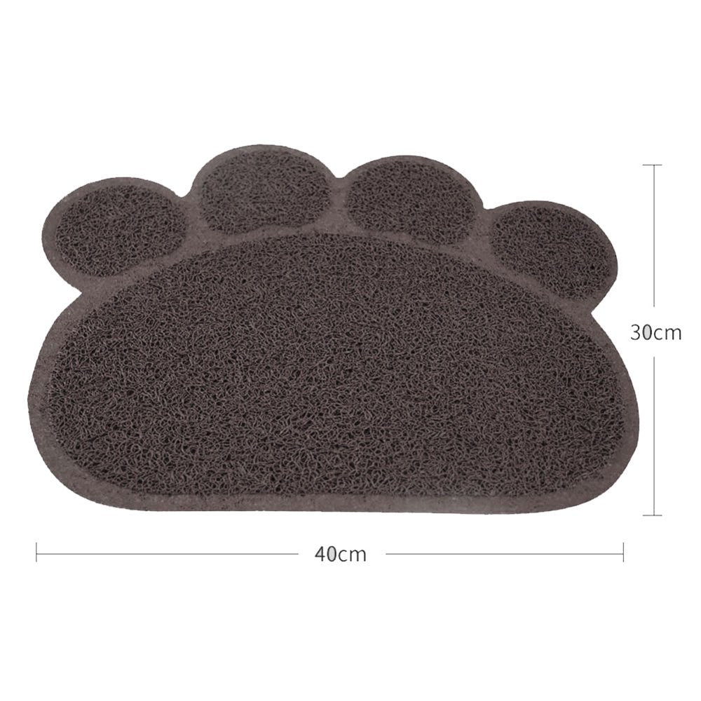 Cats Litter Trapping Mats Pads 30*40Cm Pvc Elastic Fiber Mats for Cats Litter Boxes New Animals & Pet Supplies > Pet Supplies > Cat Supplies > Cat Litter Box Mats Lbwmqe Coffee  