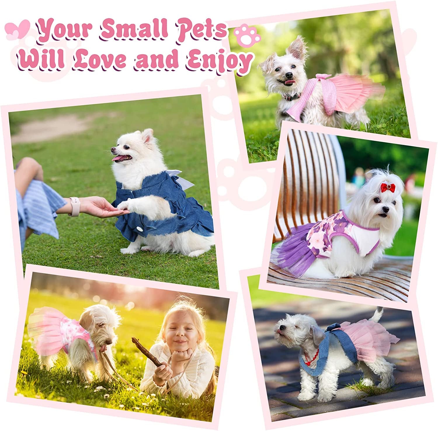Lace Dog Princess Dress Denim Puppies Bowknot Lace Dress Dog Denim Skirt  Cats | eBay