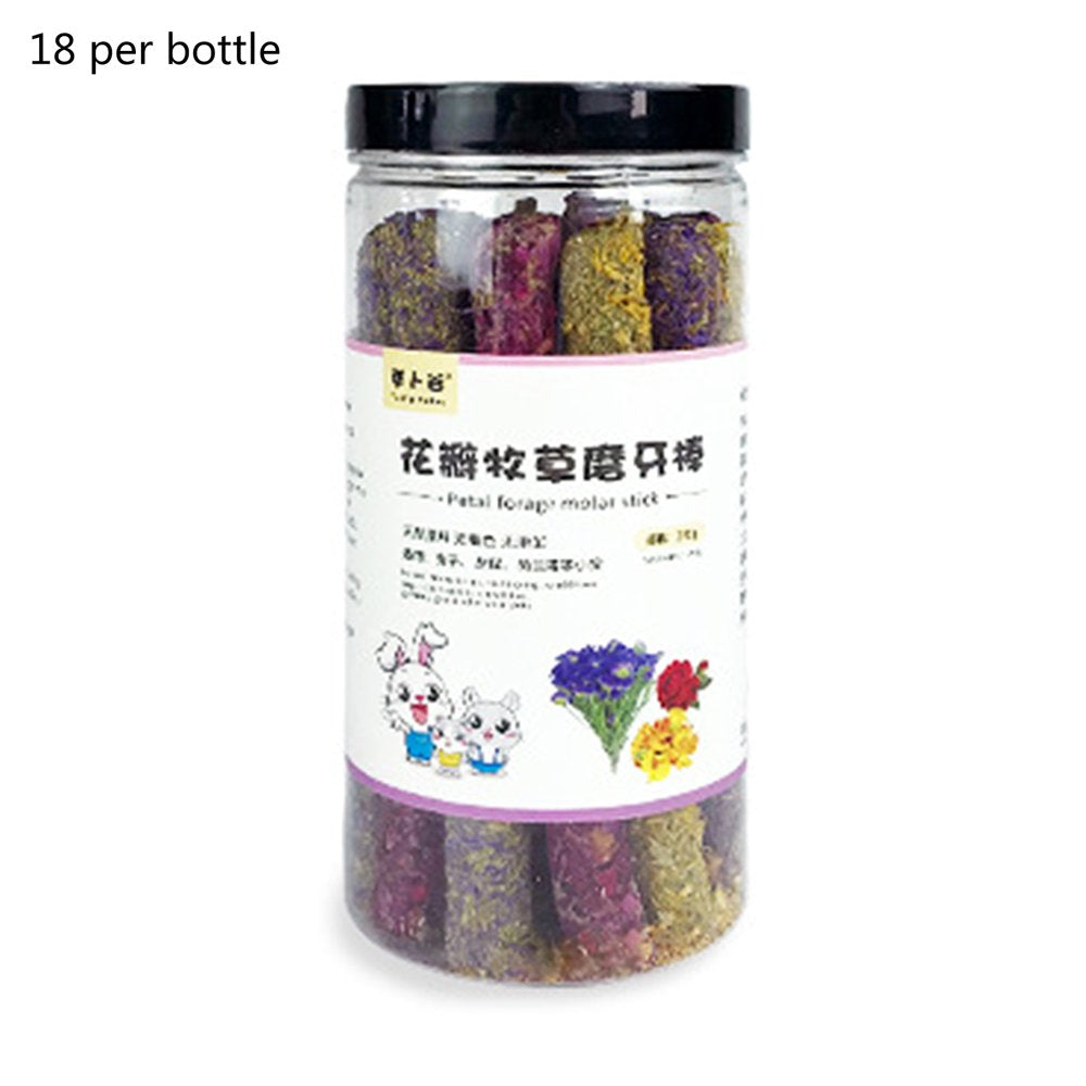 VIEGINE 18 Pieces Hamster Chew Sticks Timothy Hay Treat for Guinea Pig Rabbits Gerbil Animals & Pet Supplies > Pet Supplies > Small Animal Supplies > Small Animal Treats VIEGINE   