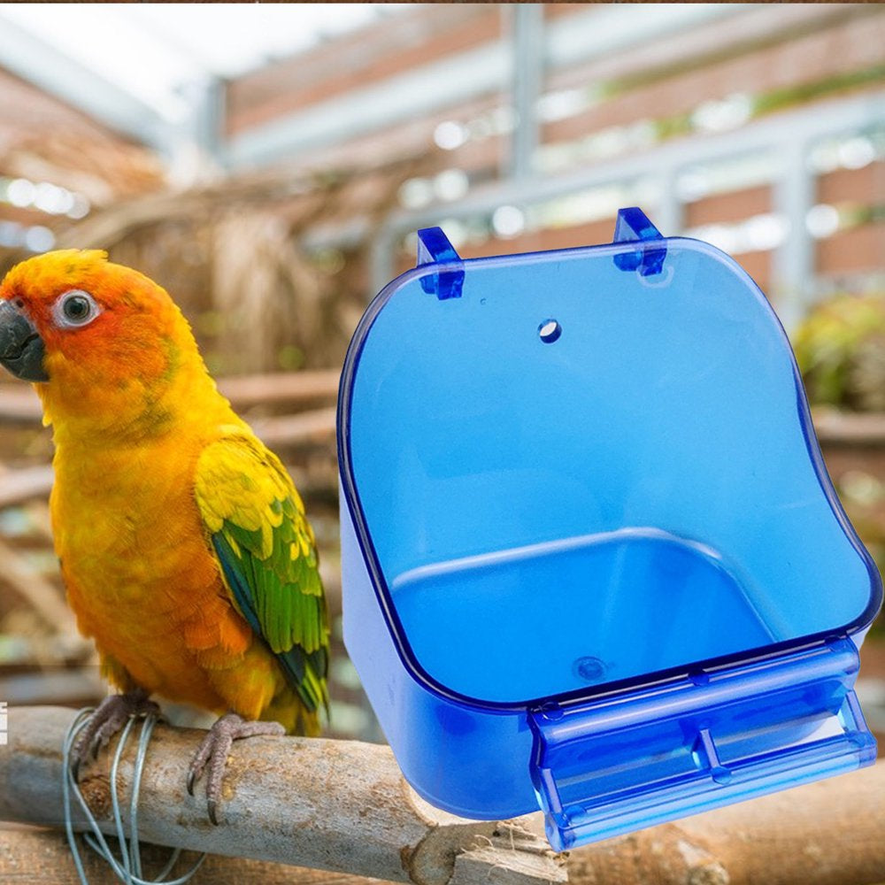 Meidiya Transparent Bird Bath Box with Perch,Bird Bathtub Cage Accessories Animals & Pet Supplies > Pet Supplies > Bird Supplies > Bird Cage Accessories Meidiya   