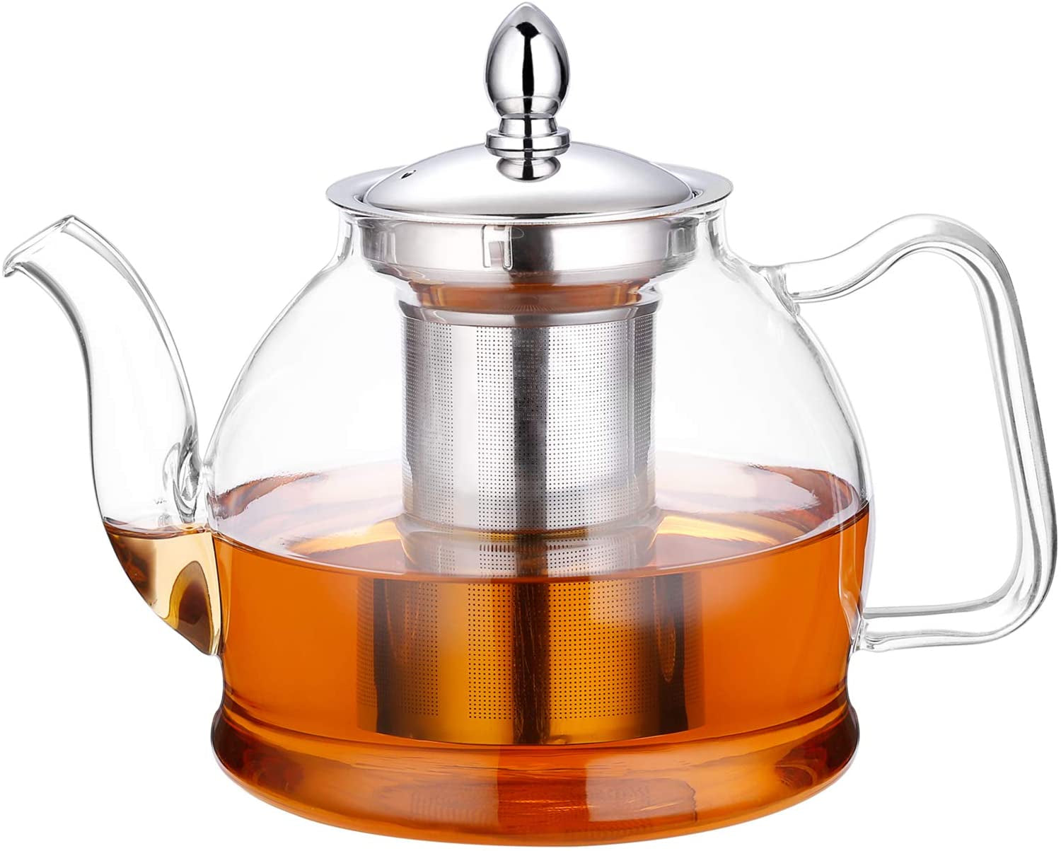 HIWARE 1000Ml Glass Teapot with Removable Infuser, Stovetop Safe Tea Kettle, Blooming and Loose Leaf Tea Maker Set Animals & Pet Supplies > Pet Supplies > Dog Supplies > Dog Apparel hiware   