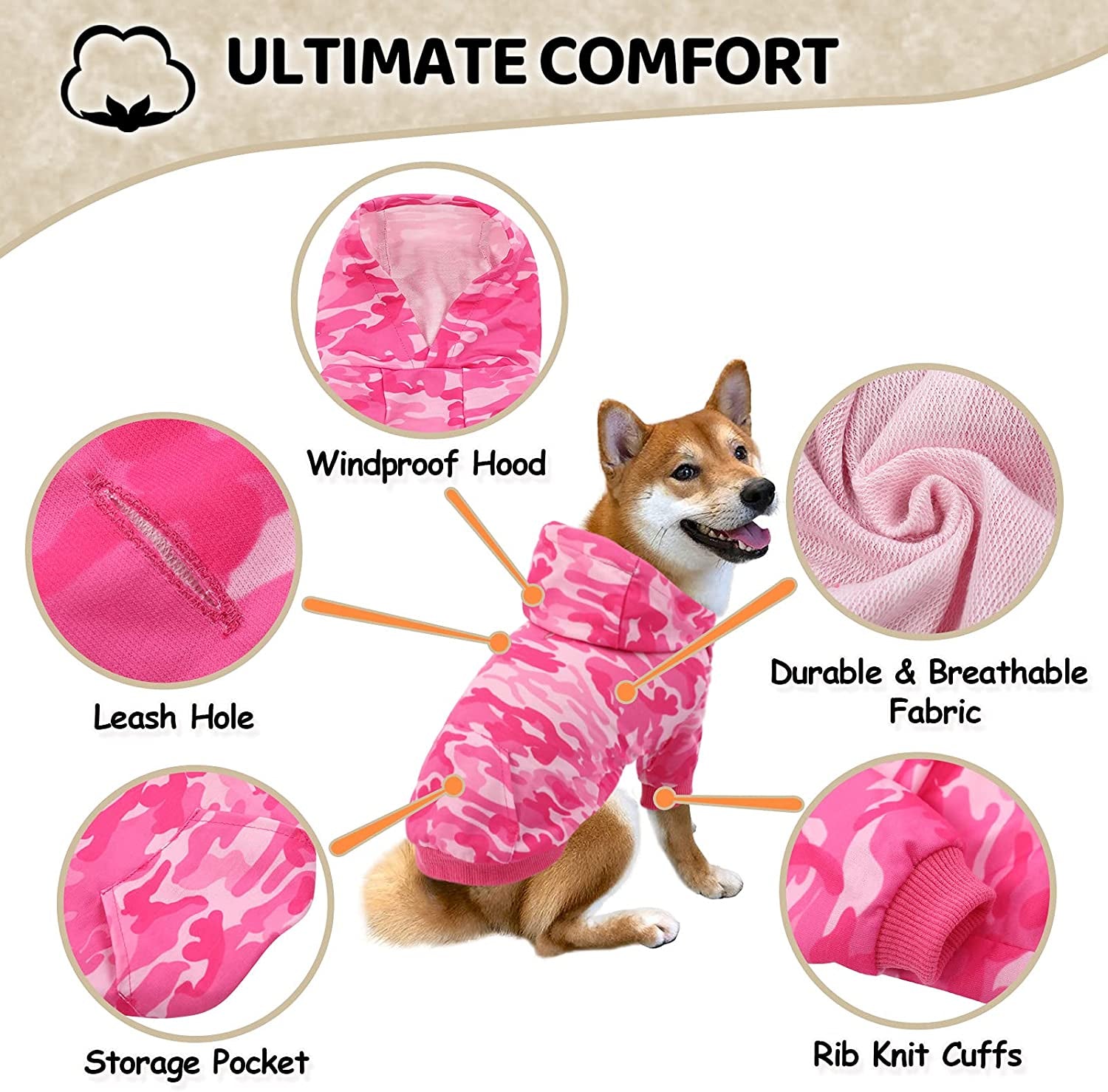 Pink camo hotsell dog vest