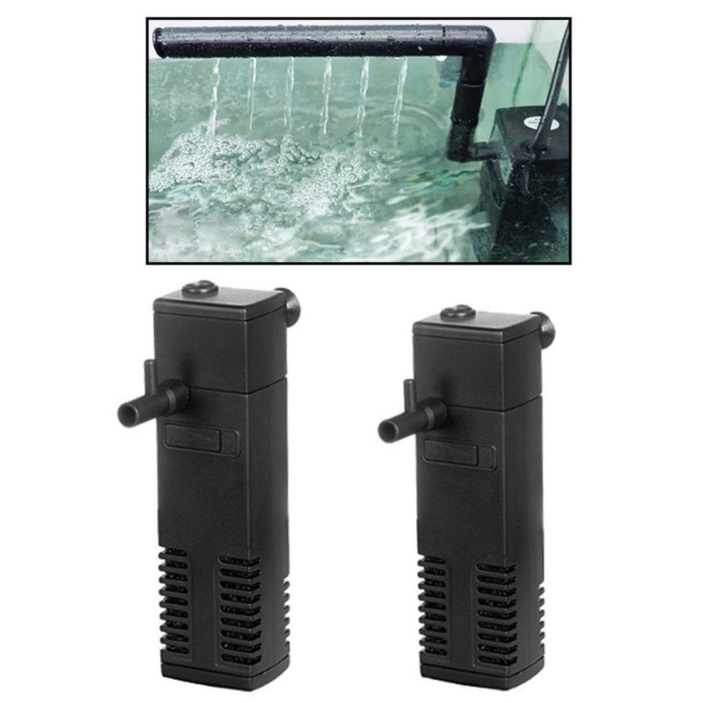 AOOOWER Aquarium Internal Filter Quiet Low Water Level Filters for Turtles Frogs Newt Animals & Pet Supplies > Pet Supplies > Fish Supplies > Aquarium Filters AOOOWER   