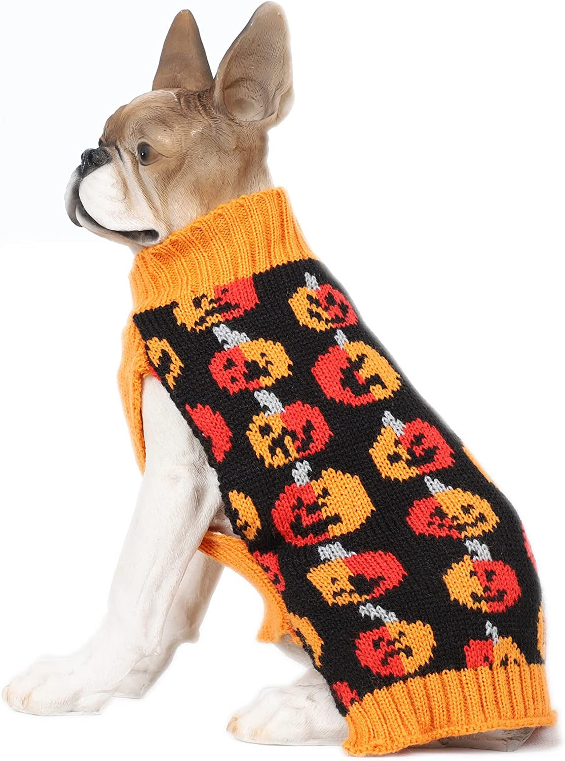 HAPEE Dog Sweaters, Halloween Pet Clothes for Dog Cat Animals & Pet Supplies > Pet Supplies > Dog Supplies > Dog Apparel HAPEE 2-pumpkin X-Small (Pack of 1) 