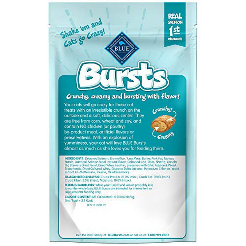 Blue Buffalo Bursts Feline Seafood Flavour Cat Treats, 2 Oz. Animals & Pet Supplies > Pet Supplies > Cat Supplies > Cat Treats Blue Buffalo   