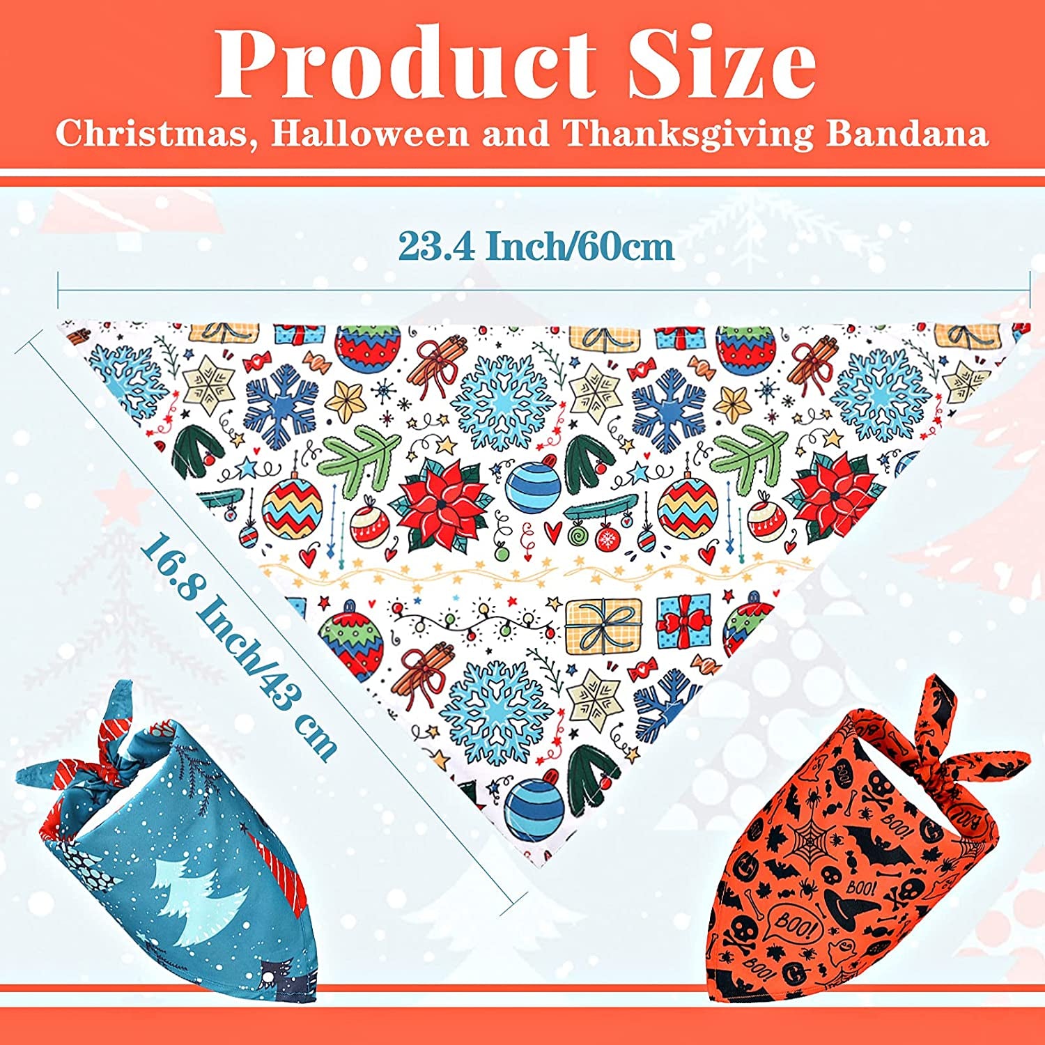 14 Pieces Christmas Dog Bandana Holiday Dog Adjustable Bandana Pet Triangle Scarf for Small Medium Dogs Large Cats (Classic Style) Animals & Pet Supplies > Pet Supplies > Dog Supplies > Dog Apparel Frienda   