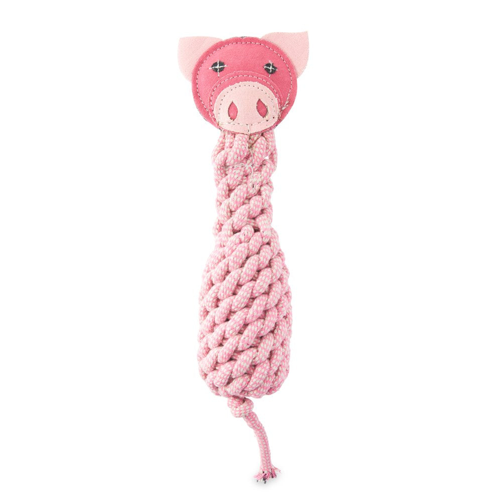 Vibrant Life Tough Buddy Rope Pig Dog Toy with Replaceable Bottle, Chew Level 3 Animals & Pet Supplies > Pet Supplies > Dog Supplies > Dog Toys Wal-Mart Stores, Inc.   