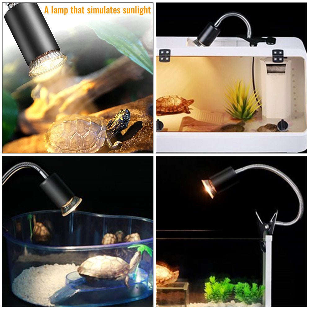 RELAX Reptile Heat Lamp with Dimmable Switch,Adjustable Basking Spot Heat Lamp for Animal Enclosures Aquariums 360°Rotatable Arm Heavy-Duty Clamp Suitable for Reptiles, Fish, Insects and Amphibians Animals & Pet Supplies > Pet Supplies > Reptile & Amphibian Supplies > Reptile & Amphibian Food 787396160   