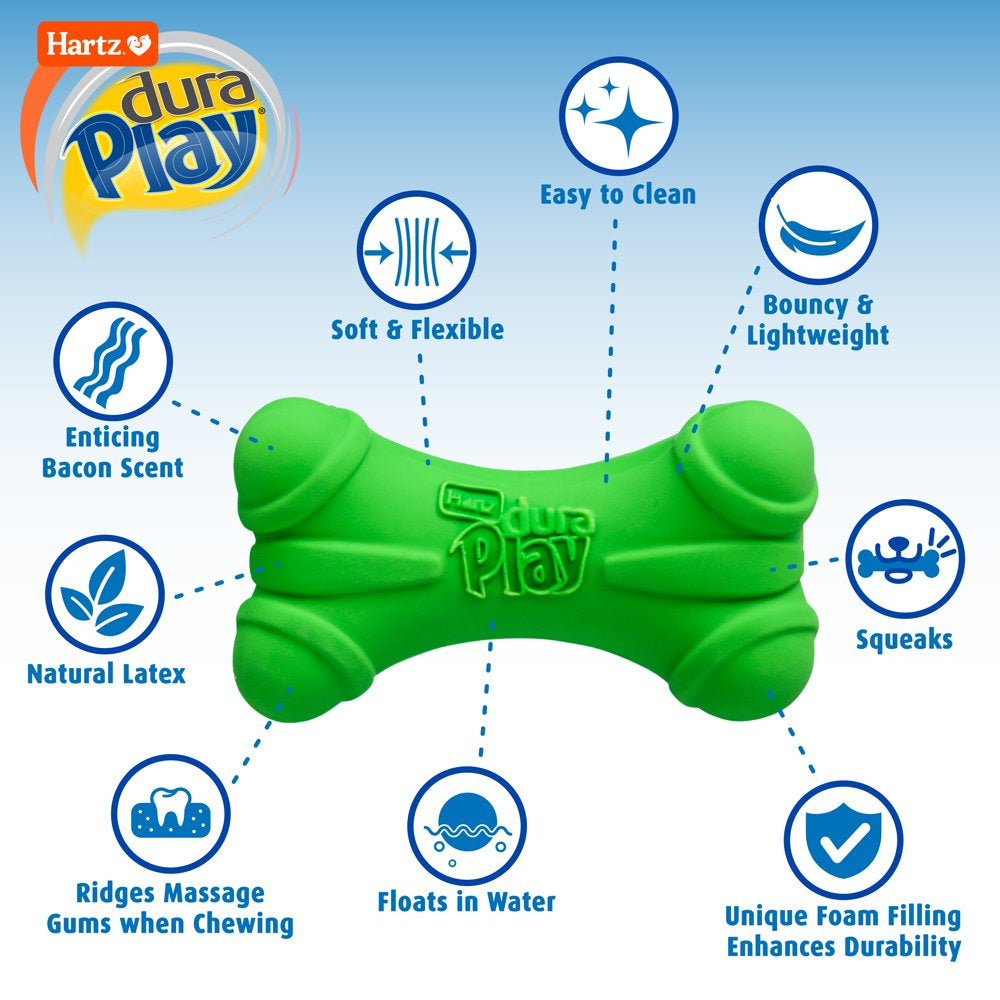 Hartz Dura Play Bone Dog Toy, Medium, Color Will Vary Animals & Pet Supplies > Pet Supplies > Dog Supplies > Dog Toys Hartz Mountain Corp   