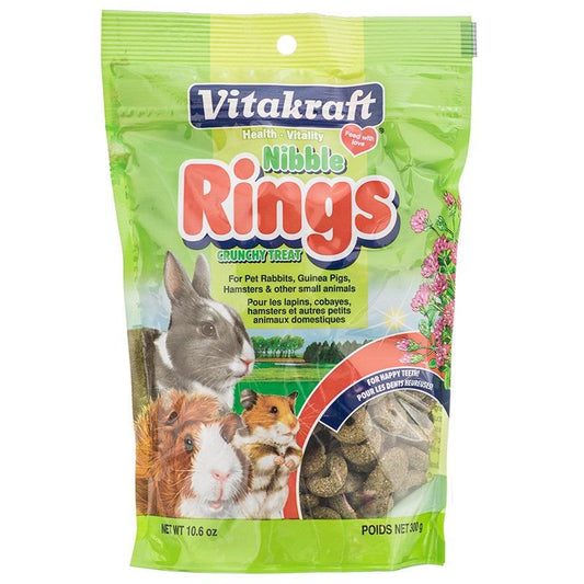 Vitakraft Nibble Rings Small Animal Treats 10.5 Oz (5 Pack) Animals & Pet Supplies > Pet Supplies > Small Animal Supplies > Small Animal Treats Vitakraft   