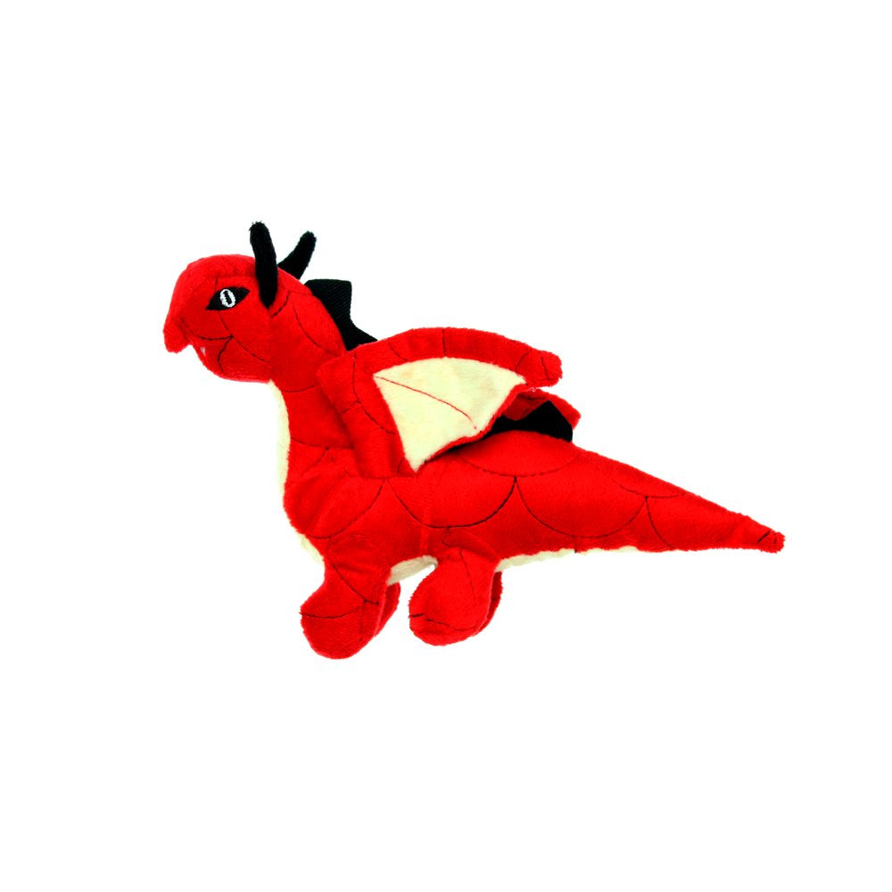 Mighty Junior Dragon Red, Plush and Durable Dog Toy Animals & Pet Supplies > Pet Supplies > Dog Supplies > Dog Toys VIP Products   