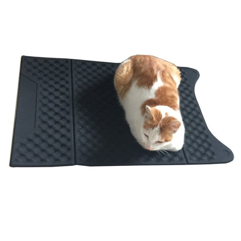 Pet Cat Litter Mat Foldable and Easy to Clean Light Weight Soft and Durable Washable Pet Supplies Animals & Pet Supplies > Pet Supplies > Cat Supplies > Cat Litter CN   