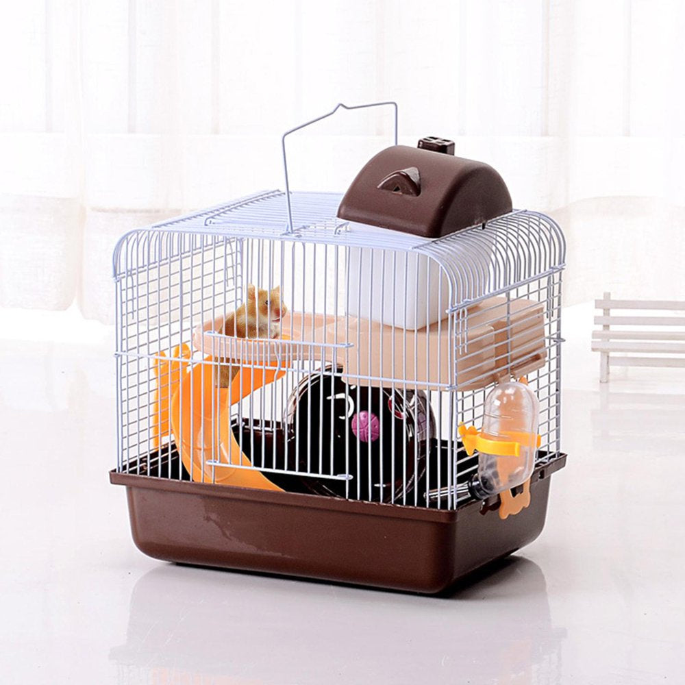 Large Hamster Cage Gerbil Haven Habitat Small Animal Mice Rats Rodent Gerbil Cage - Brown Animals & Pet Supplies > Pet Supplies > Small Animal Supplies > Small Animal Habitats & Cages perfk   