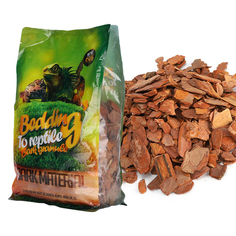 Reptile Reptiles Bedding Insects Spiders 650G/Bag Forest Terrain Bark Fine Chips Natural Wood Log Terrain Substrate for Reptilessmall Particles Animals & Pet Supplies > Pet Supplies > Reptile & Amphibian Supplies > Reptile & Amphibian Substrates LYUMO   