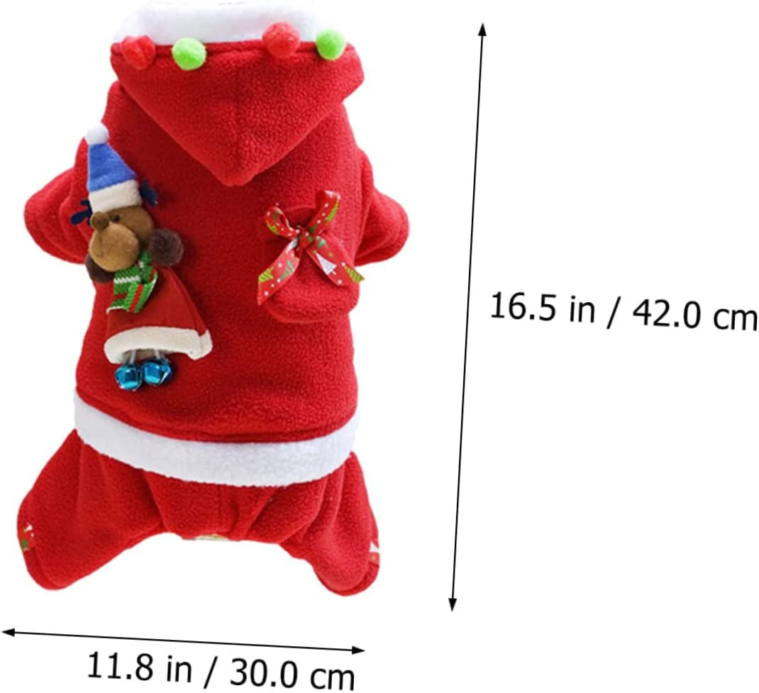 Yardenfun 1 Set Outfit Dogs Santa Father Costume Halloween Hoodies Costumes Dog - L Clothing Christmas up Pet Puppy Dress Cosplay for Clothes Party Apparel Claus of Size Small Animals & Pet Supplies > Pet Supplies > Dog Supplies > Dog Apparel Yardenfun   