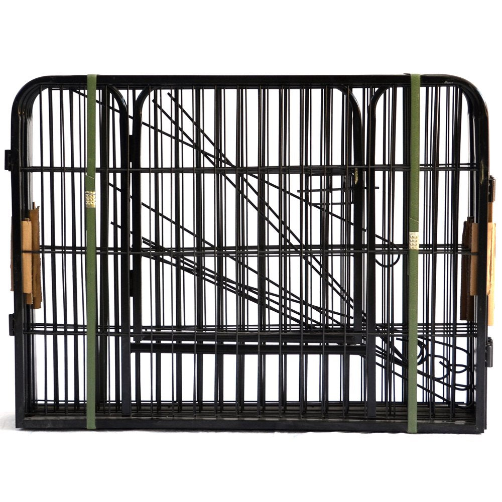 GIGA 1 Set Folding Dog Playpen Big Space Metal Heavy Duty Pet Enclosure Dog Run Fence for Puppy Animals & Pet Supplies > Pet Supplies > Dog Supplies > Dog Kennels & Runs GIGA   