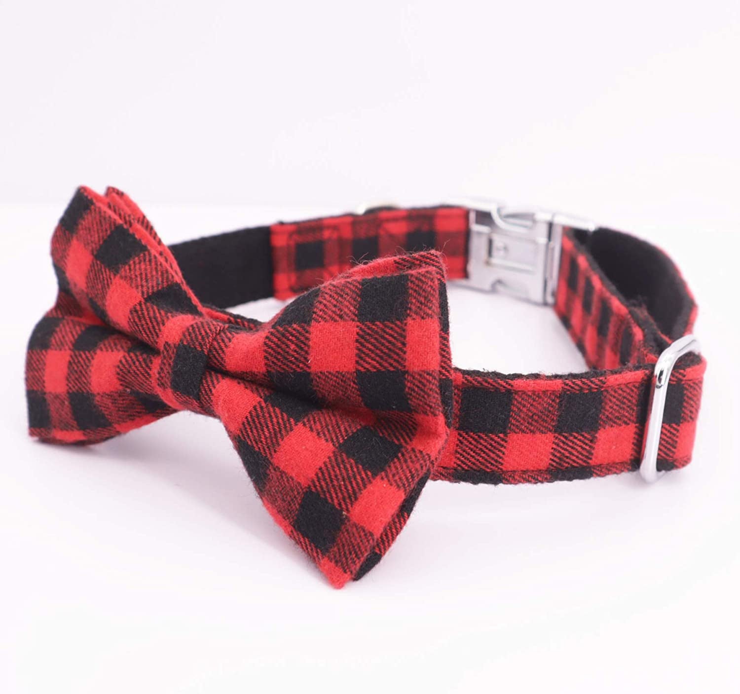 Halloween Dog Collar Dog Bowtie Dog Accessory Halloween Dog Costume for Halloween Party (M) Animals & Pet Supplies > Pet Supplies > Dog Supplies > Dog Apparel YIWU MIYI CO.,LTD Red Bow S 