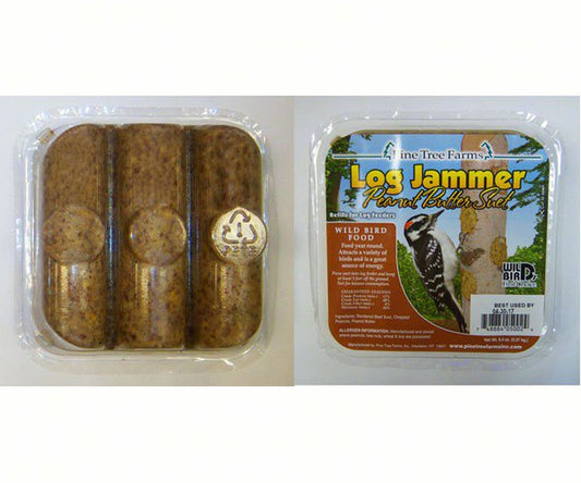 Pine Tree Farms Log Jammers Peanut Suet Bird Food Animals & Pet Supplies > Pet Supplies > Bird Supplies > Bird Food PINE TREE FARMS   