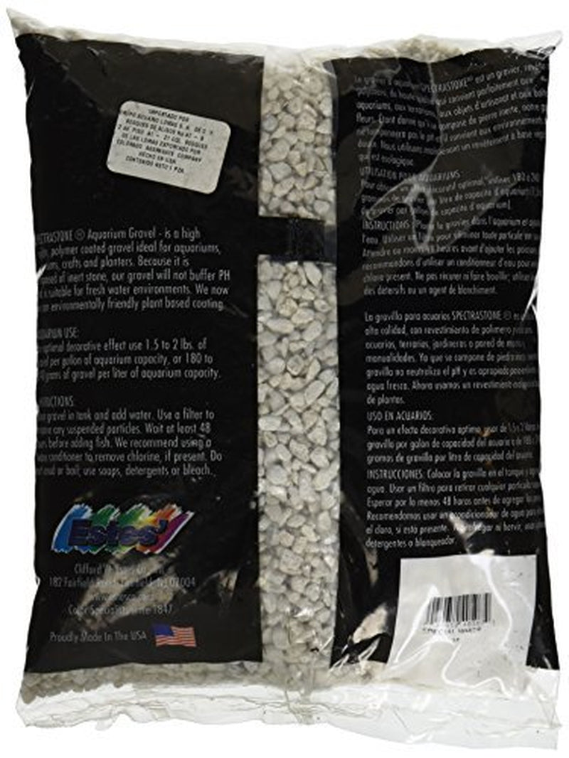 Spectrastone Special White Aquarium Gravel for Freshwater Aquariums, 5-Pound Bag Animals & Pet Supplies > Pet Supplies > Fish Supplies > Aquarium Gravel & Substrates Spectrastone   