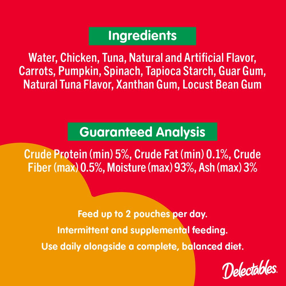 Hartz Delectables Stew Chicken & Veggies Lickable Wet Cat Treat, 1.4Oz Pouch (1 Count) Animals & Pet Supplies > Pet Supplies > Cat Supplies > Cat Treats Hartz Mountain Corp   