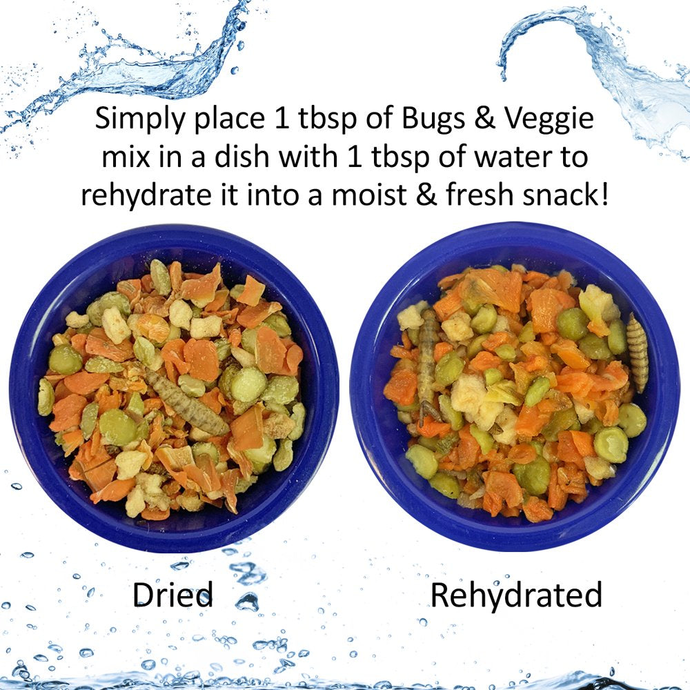 Exotic Nutrition Hedgie Bugs & Veggie