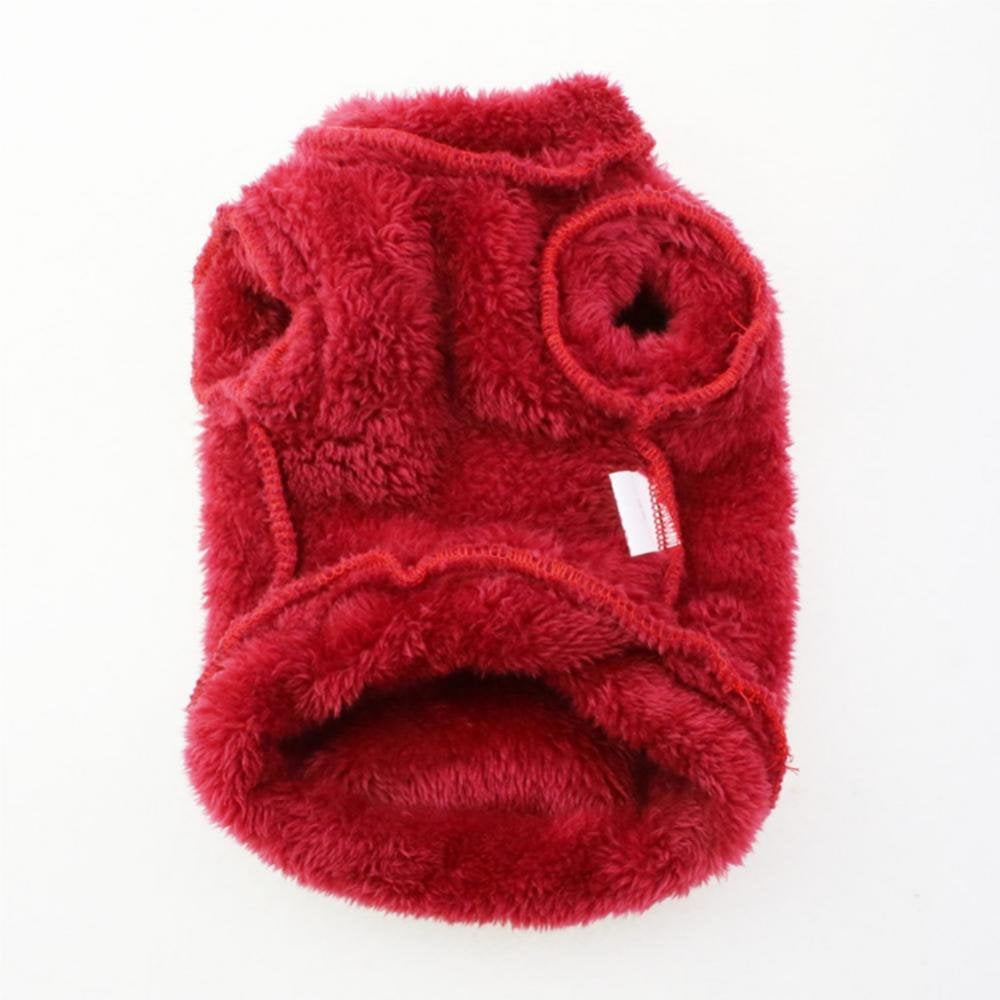 Small Dog Sweater Coat Winter Coral Fleece Puppy Clothes Warm Chihuahua Jacket Jumper Clothing Fall Pet Cat Doggy Boy Girl Shirt Apparel for Cold Weather Animals & Pet Supplies > Pet Supplies > Dog Supplies > Dog Apparel AVAIL   