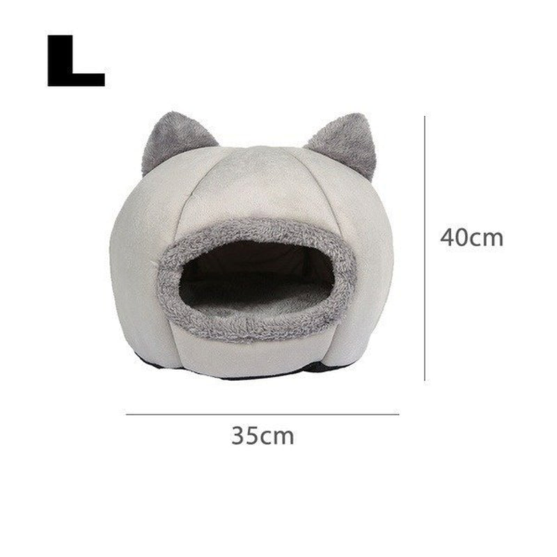 Harupink Pet Dog Cat Calming Plush Bed Warm Soft Cute Nest Comfortable Sleeping Pet Rope Toys Animals & Pet Supplies > Pet Supplies > Cat Supplies > Cat Beds Harupink   