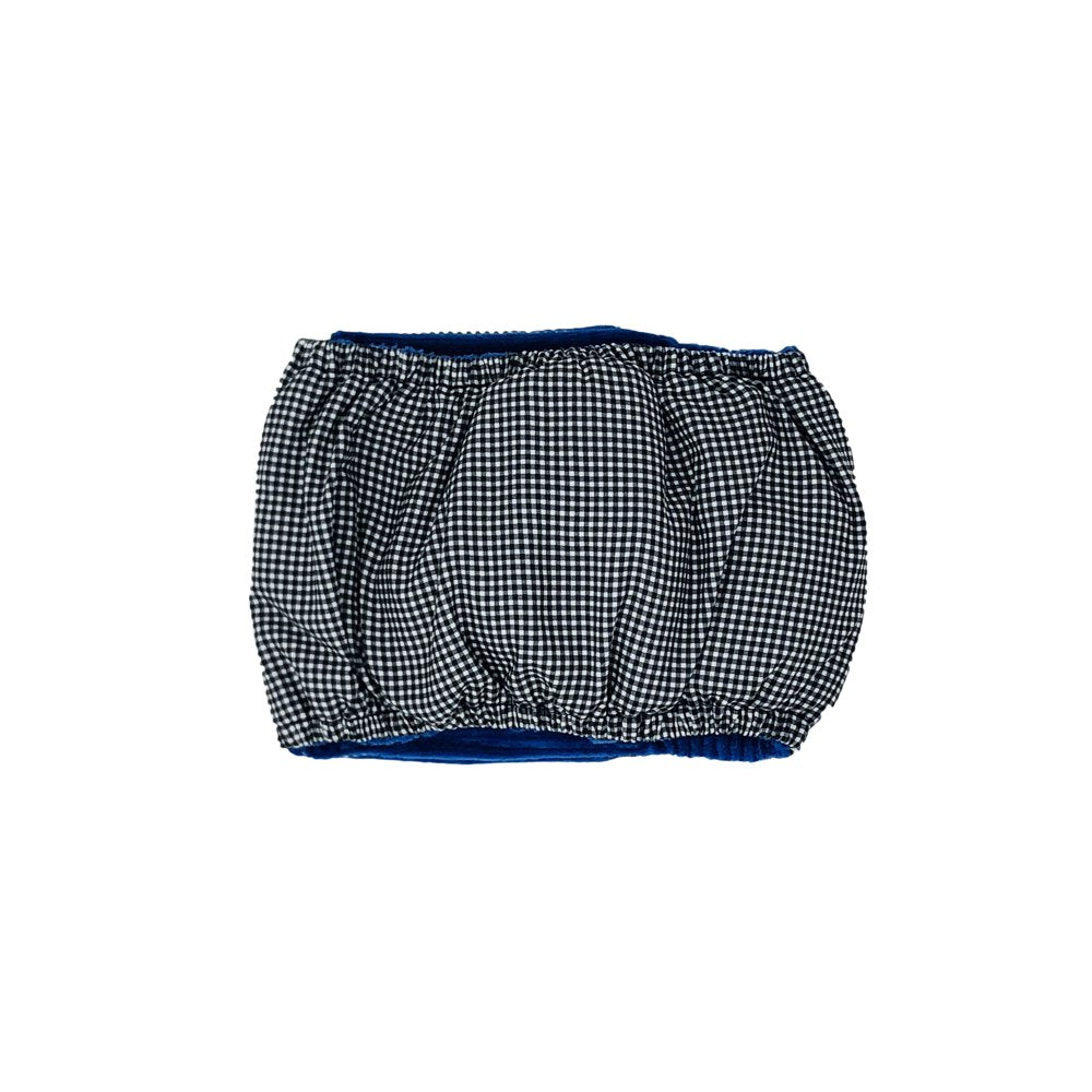 Barkertime Black and White Gingham Washable Dog Belly Band Male Wrap - Made in USA Animals & Pet Supplies > Pet Supplies > Dog Supplies > Dog Diaper Pads & Liners Barkertime   