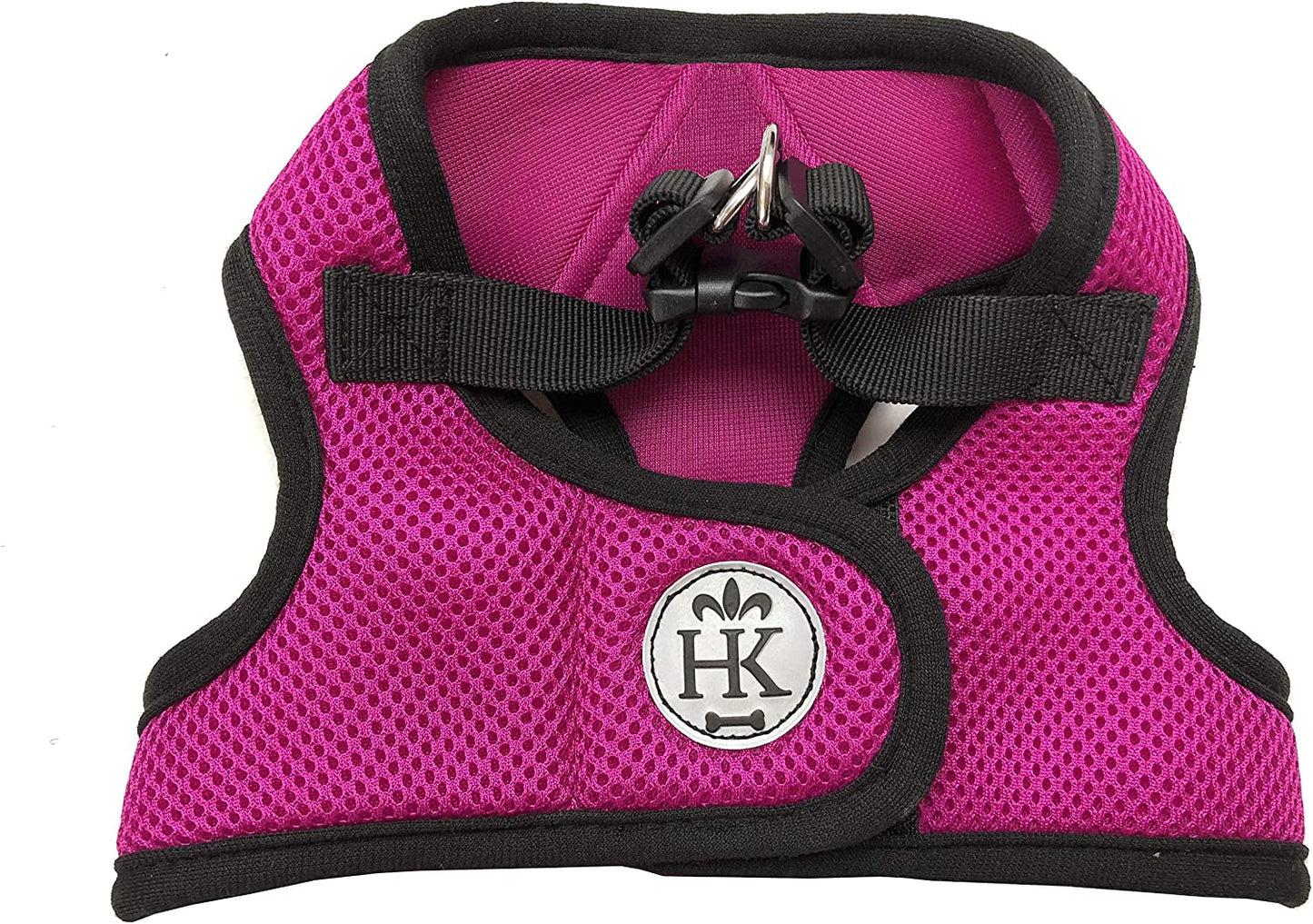 H&K Hudson Harness | Red (Extra-Small) | Easy Control Step-In Mesh Vest Harness for Dogs with Reflective Strips for Safety | Walking, Training Harness for Dogs Animals & Pet Supplies > Pet Supplies > Dog Supplies > Dog Apparel Huxley & Kent Raspberry Extra-Extra-Small 