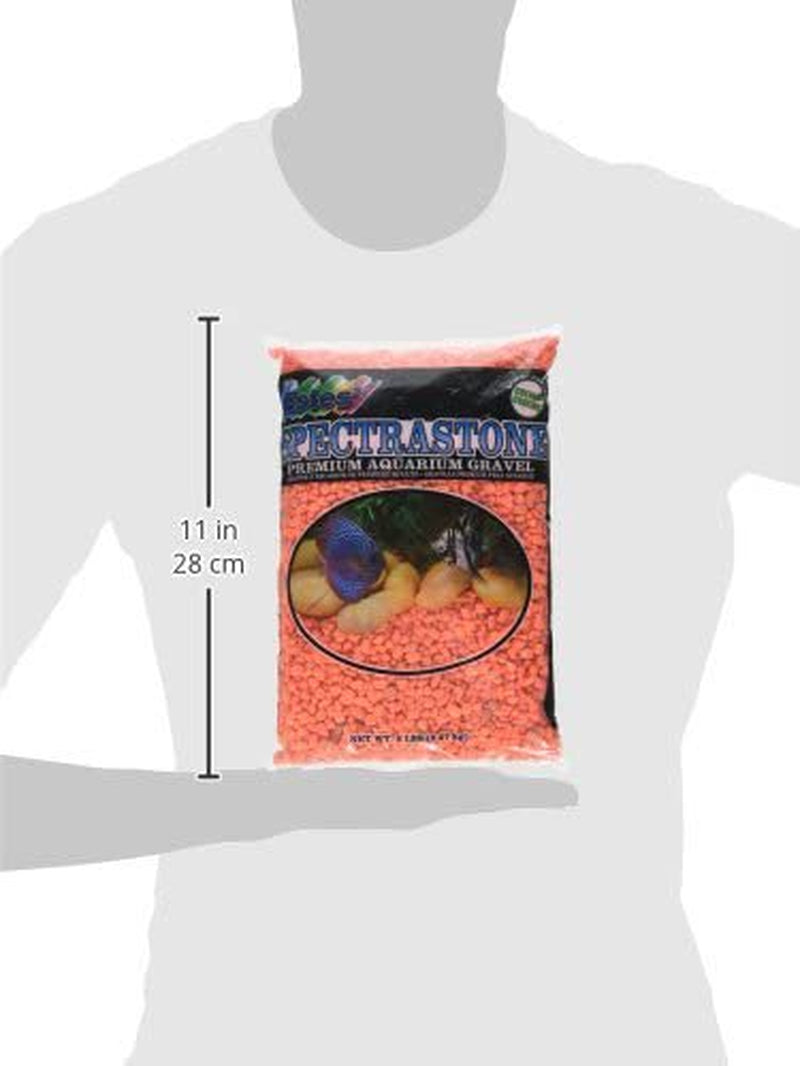 Spectrastone Permaglo Orange Aquarium Gravel for Freshwater Aquariums, 5-Pound Bag Animals & Pet Supplies > Pet Supplies > Fish Supplies > Aquarium Gravel & Substrates Spectrastone   