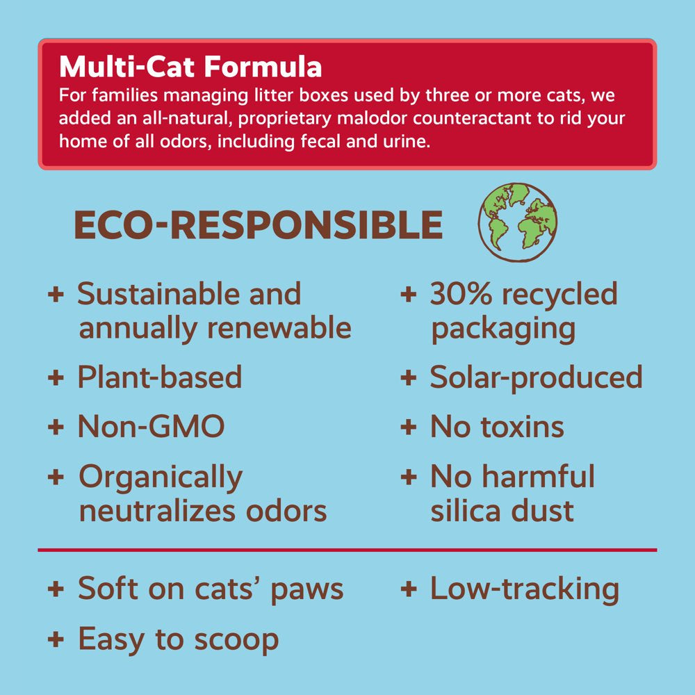 Naturally Fresh Walnut-Based Multi-Cat Quick-Clumping Cat Litter 26 Lb. Bag Animals & Pet Supplies > Pet Supplies > Cat Supplies > Cat Litter Eco-Shell, LP   