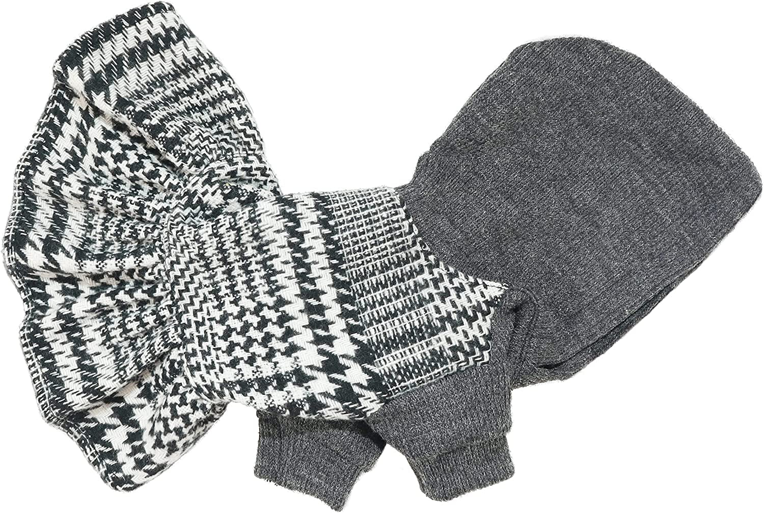 Fitwarm Knitted Plaid Dog Dress Hoodie Sweatshirts Pet Clothes Sweater Coats Cat Outfits Red Medium Animals & Pet Supplies > Pet Supplies > Dog Supplies > Dog Apparel Fitwarm Black White Plaid Small 