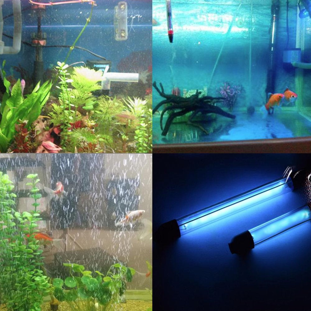 Aquarium UV Sterilizer Lamp Submersible Algae Removal Aquarium Pond Fish Tank Light Color:11W Specification:&Nbsp;U.S. Regulations Animals & Pet Supplies > Pet Supplies > Fish Supplies > Aquarium Lighting RONSHIN   