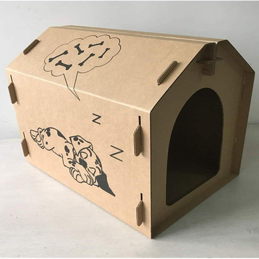 Seny Cardboard Dog House Pet House Tower Condo Apartment Animals & Pet Supplies > Pet Supplies > Dog Supplies > Dog Houses Seny   