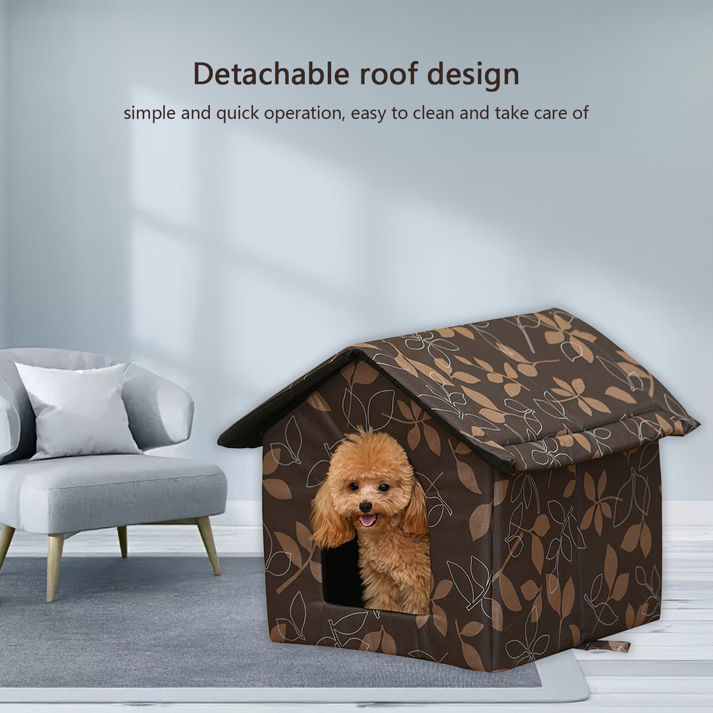 Waterproof Cat Hide House Breathable Pet Carry House Large Capacity Pet Carry Bag Portable Pet House Shelter for Outdoor Animals & Pet Supplies > Pet Supplies > Dog Supplies > Dog Houses QYMHOODS   