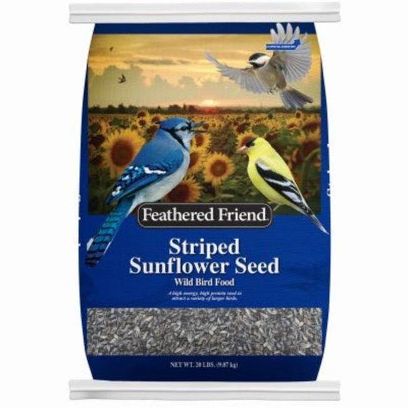 Global Harvest Foods 110376 20 Lbs Striped Sunflower Wild Bird Food Animals & Pet Supplies > Pet Supplies > Bird Supplies > Bird Food Global Harvest Foods   