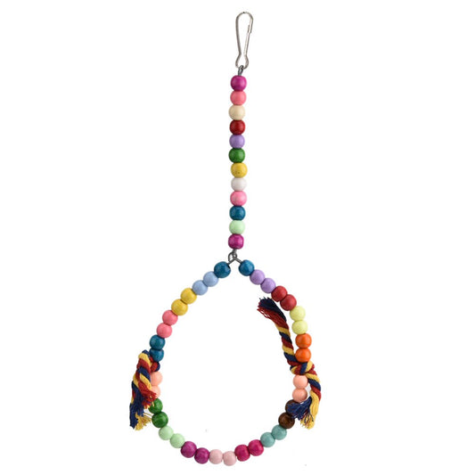 OTVIAP Inco Branco Bird Toys Swing Small Balls Hanging Bright Colors Beautiful Bird Toys Ladder for Birds Inco Toys Birds Perch Stress Relief Bird Toys Animals & Pet Supplies > Pet Supplies > Bird Supplies > Bird Ladders & Perches OTVIAP   