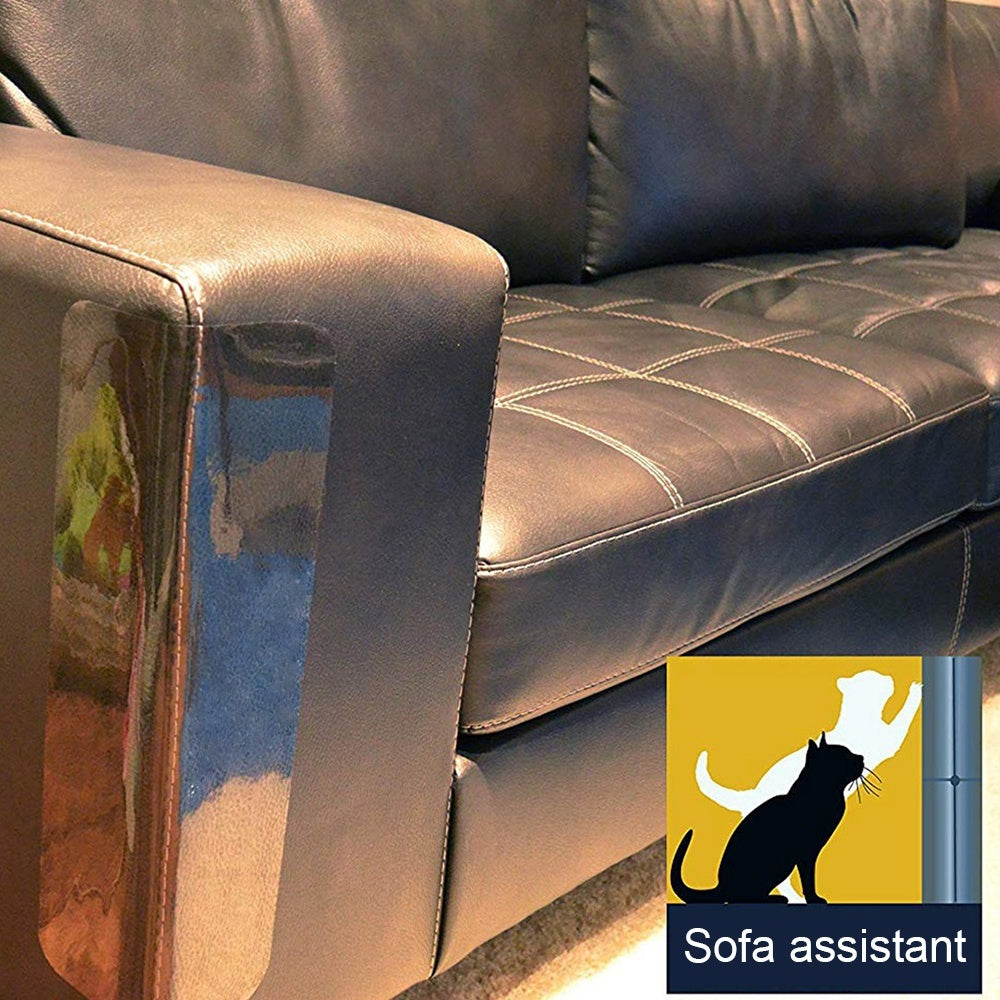 ODOMY Cat Anti-Scratching Protector Sofa Furniture Self-Adhesive Cat Scratching Guard Cat Furniture Sofa Anti-Scratch Sticker for Cat Scratching or Clawing Furniture Protector