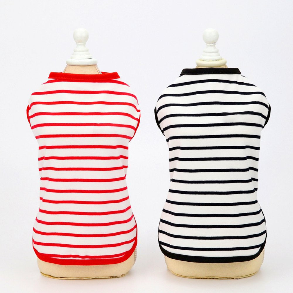 Dog T-Shirt, 4Pcs Pet Dog Vest Shirt Breathable Apparel Sweatshirt Dog Clothes for Small to Medium Dogs Puppy Animals & Pet Supplies > Pet Supplies > Dog Supplies > Dog Apparel FYCONE   