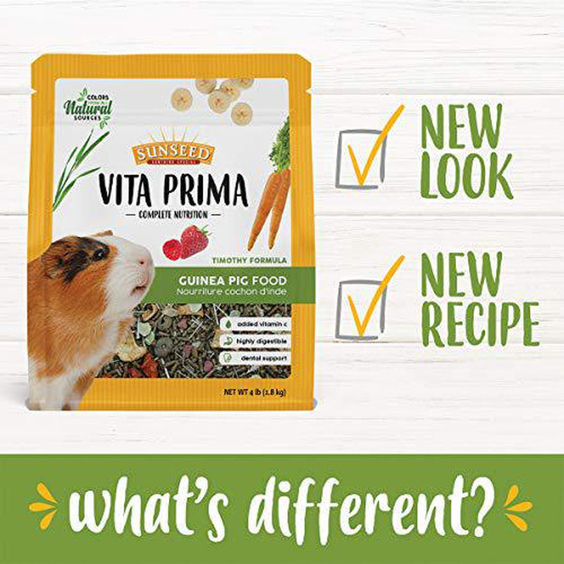 Sunseed Vita Prima Guinea Pig (4 Lb) Animals & Pet Supplies > Pet Supplies > Small Animal Supplies > Small Animal Food Vitakraft Sun Seed   