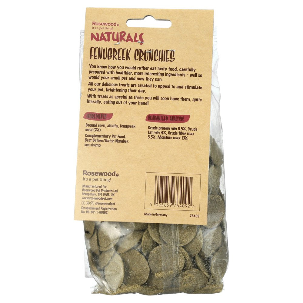 Naturals Small Animal Fenugreek Crunchies Animals & Pet Supplies > Pet Supplies > Small Animal Supplies > Small Animal Food Rosewood Naturals   