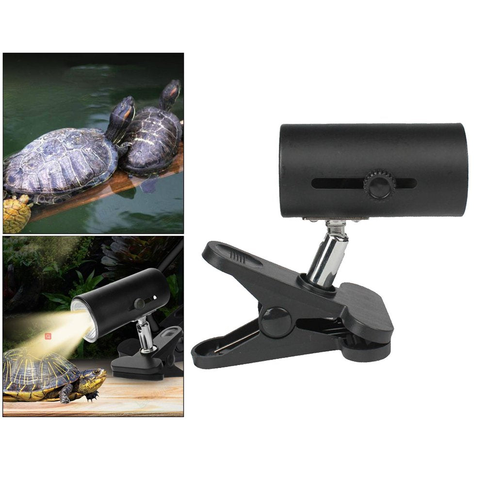 Reptile Heat Lamp, Heat for Aquarium Reptile, Basking Spot UVA UVB Rotating Clip Holder & for Lizards, Turtle Aquarium - Rotatable Clip 1