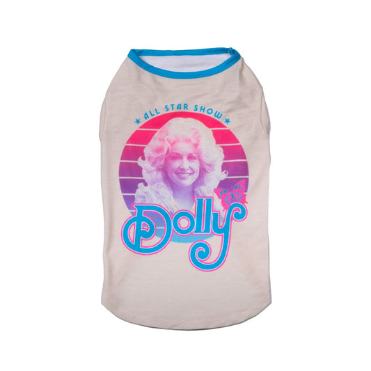 Doggy Parton, Dog Clothes, All-Star Show Dolly Dog or Cat T-Shirt, White, XS Animals & Pet Supplies > Pet Supplies > Dog Supplies > Dog Apparel Mission Pets, Inc M  