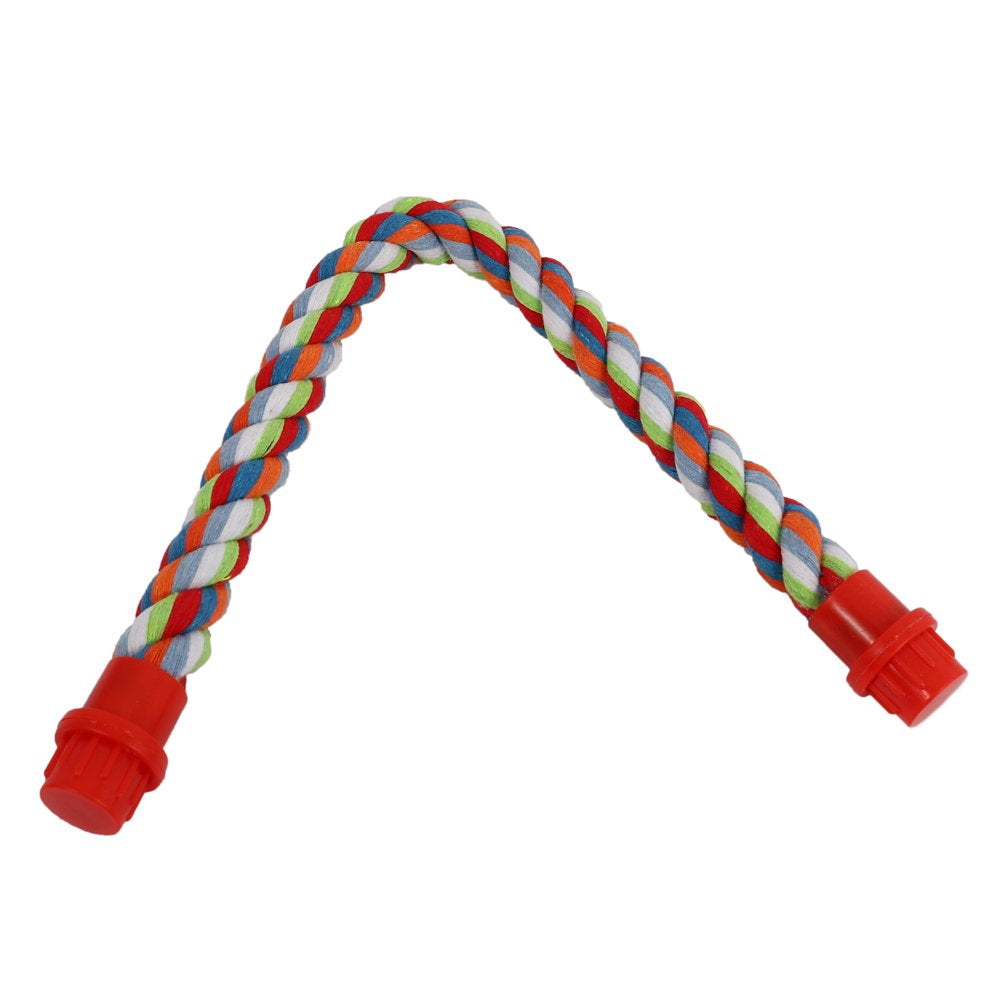 Synpinya Cotton Rope Bungee Bird Chewing Toy Birds Cage Stand Bar Suitable for Small, Medium or Parrots and Birds Animals & Pet Supplies > Pet Supplies > Bird Supplies > Bird Cages & Stands Synpinya   