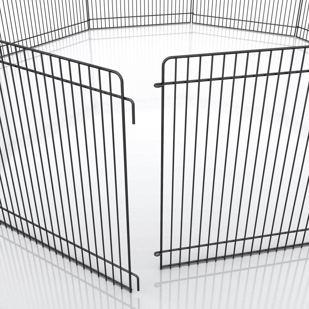 Pet Champion Small Animal Wire Playpen, Black, 9In Tall, 32In Diameter Animals & Pet Supplies > Pet Supplies > Dog Supplies > Dog Kennels & Runs Stout Stuff LLC   