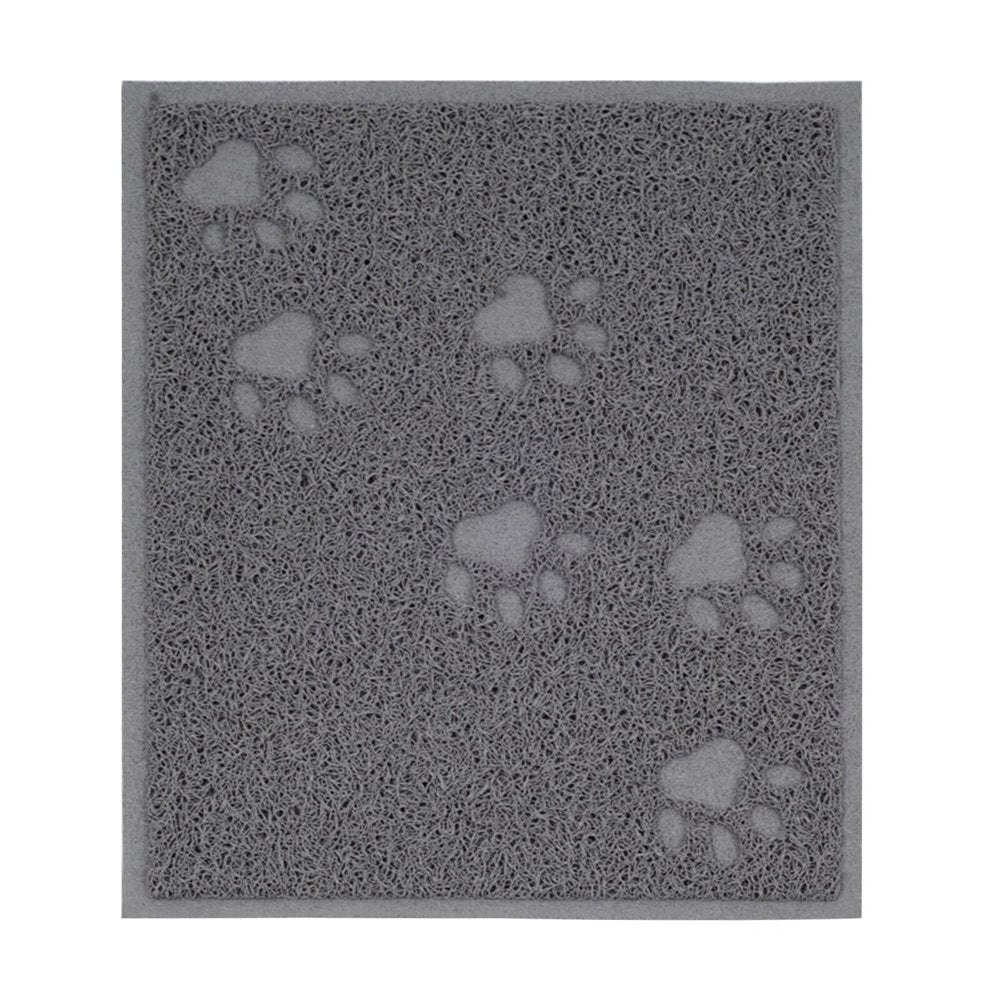 Cat Litter Pads Cat Litter Mat Kitty Litter Trappings Mat for Litter Boxes Kitty Litter Mat to Trap Mess Scatter Control Washable Indoor Pet Rug and Carpet Pets Plastic Beige Animals & Pet Supplies > Pet Supplies > Cat Supplies > Cat Litter Box Mats GNEIKDEING One Size Gray 