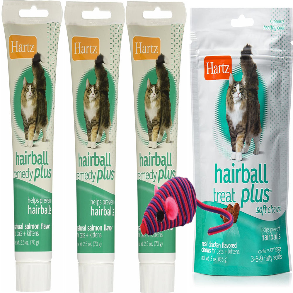 Hartz Hairball Remedy plus Bundle Size:Treats Pack of 2 Animals & Pet Supplies > Pet Supplies > Cat Supplies > Cat Treats HDP Treats and 3 Pastes  