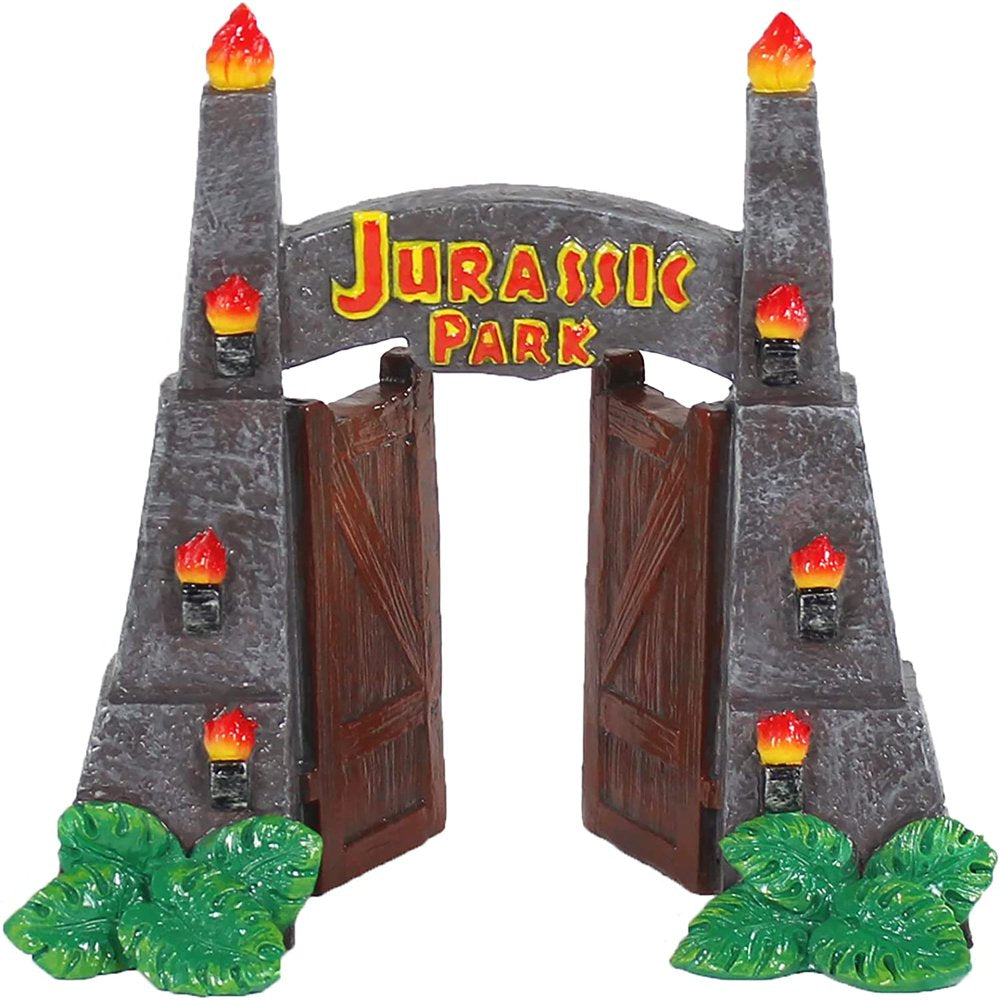 Penn-Plax Jurassic Park Aquarium Decoration – Park Gate – Small